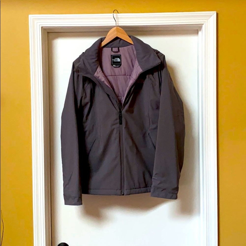 Ladies North Face hooded utility coat